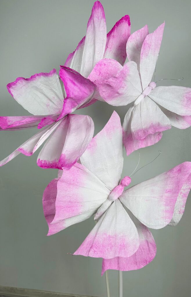 Deko-Schmetterlings-Ensemble aus Papier