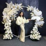 Hochzeitsbogen Butterfly Dream | Weiße Rosen & Schmetterlinge