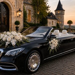 Exklusive Hochzeitsauto Dekoration 