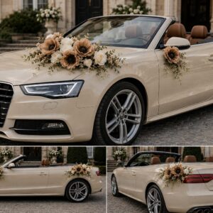 Exklusive Hochzeitsauto Dekoration 