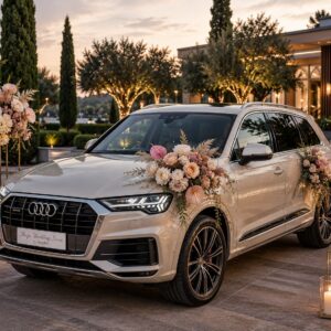 Exklusive Hochzeitsauto Dekoration 