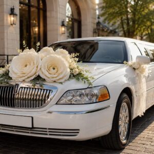 Premium Hochzeitsauto Dekoration 